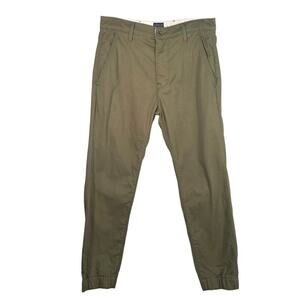 Levi’s Women’s Chino Jogger 30x30 Olive Green Stretch Pants High Rise NWOT